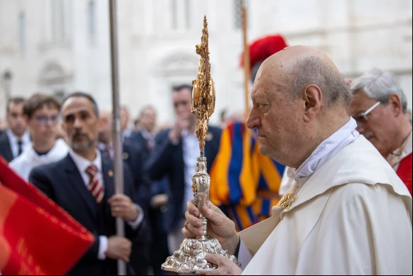 Imagen del Cardenal Ravasi. Crédito: Daniel Ibáñez/ EWTN News