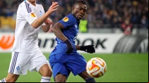 El futbolista Christian Atsu cuando jugaba en el Everton. Cru00e9dito: Shutterstock