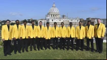 El equipo del Vaticano. Cru00e9dito: @VaticanCricket