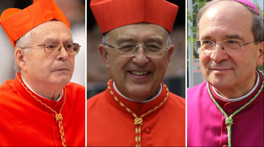 Los tres Cardenales. Foto: Daniel Ibu00e1u00f1ez / ACI Prensa y Wikipedia?w=200&h=150