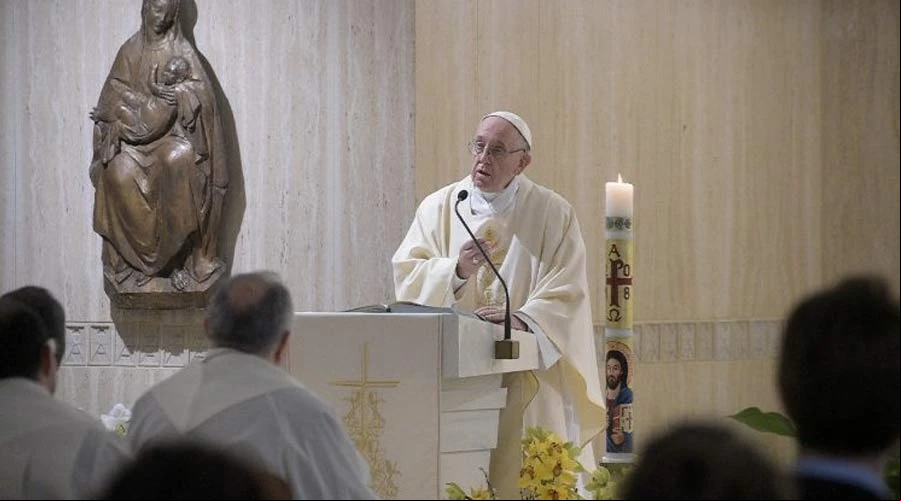 El Papa en la homilu00eda. Foto: Vatican Media ?w=200&h=150