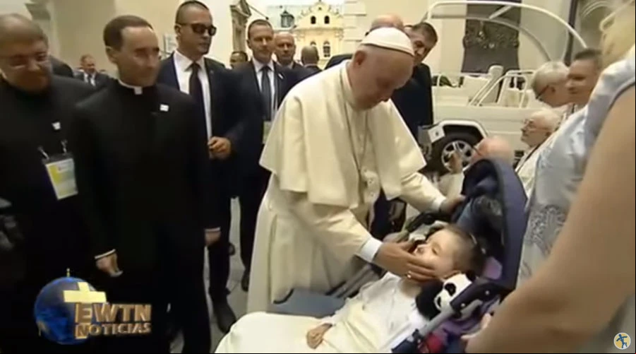 El Papa Francisco saluda a los enfermos en Czestochowa en Polonia. Captura Youtube?w=200&h=150