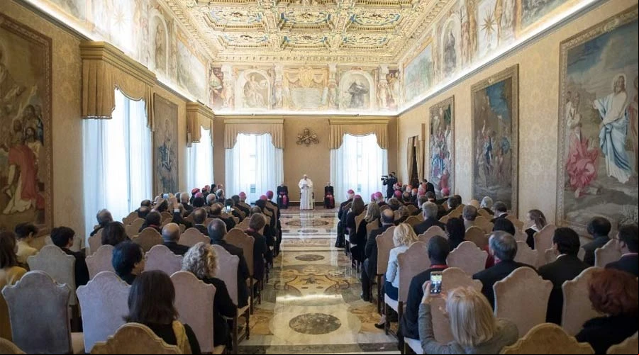El Papa en la audiencia. Foto: Vatican Media?w=200&h=150