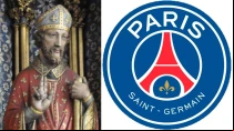 San Germán de París. Crédito: Diócesis de París - Jean-Michel Touche / Logo del PSG: