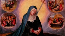 Pintura de Nuestra Seu00f1ora de los Dolores de finales del siglo XVI, expuesta en Museu Nacional d'Art de Catalunya. Cru00e9dito: Wikimedia Commons / Dominio Pu00fablico.