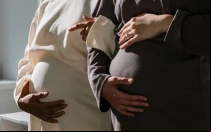 Imagen referencial de mujeres embarazadas.