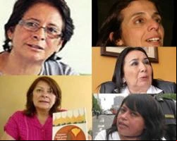 Susana Chu00e1vez (izq. arriba), Diana Miloslavich (izq. abajo), Patricia Villanueva (der. arriba), Au00edda Garcu00eda-Naranjo (der. centro) y Maru00eda Ysabel Cedano (der. abajo)?w=200&h=150