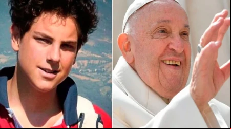 Carlo Acutis y el Papa Francisco 29032025