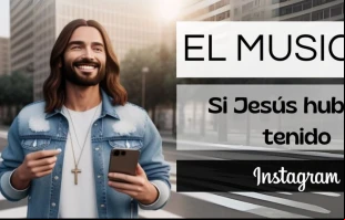 Detalle del cartel anunciador del musical "Si Jesús hubiera tenido Instagram". Crédito: Producciones Cantamor.