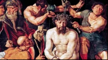 Martin van Heemskerck, “Cristo coronado de espinas”, c. 1550, Museo Frans Hals, Haarlem, Países Bajos.