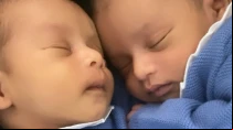 Los gemelos Julen y Jailen fueron rescatados del aborto. Cru00e9dito: Archivo familiar/cedido a ACI Prensa