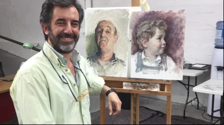 José María Méndez, de pintor a monje trapenses, a sus 53 años, gracias a la película 'Libres'.