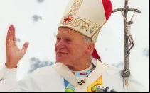 El Papa San Juan Pablo II.