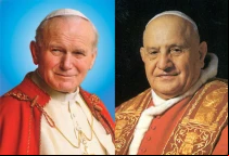Juan Pablo II y Juan XXIII