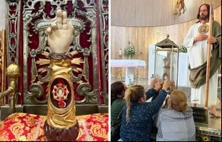 Devoción a la reliquia de San Judas Tadeo. Crédito: Reliquias de San Judas Tadeo