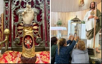 Devoción a la reliquia de San Judas Tadeo.