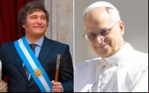 Javier Milei/Papa León XIV