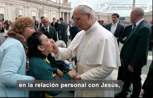 Imagen del vídeo de la Red Mundial de Oración por el Papa Crédito: captura de pantalla Red Mundial de Oración por el Papa