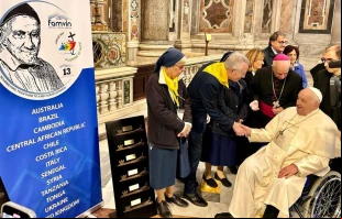 Encuentro del Papa Francisco con  de la Familia Vicentina. Crédito: Vatican Media.