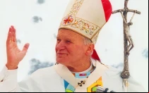 El Papa San Juan Pablo II.