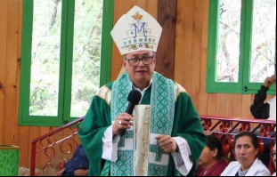 Mons. Luis Manuel López Alfaro en Chiapas. Crédito: Diócesis de San Cristobal de las Casas